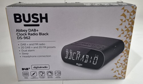 Bush abbey dab clock - abbey, dab+
