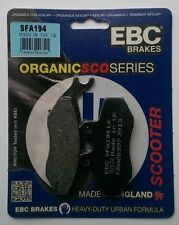 EBC Organic FRONT Brake Pads Fits PEUGEOT ELYSTAR 125 / 150 (2002 to 2007)