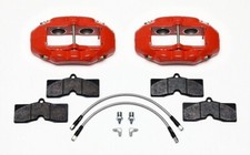 Wilwood 140-10789-R for D8-4 Front Caliper Kit Red Corvette C2 / C3 65-82