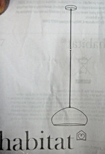 Habitat ROCK Metal Pendant in