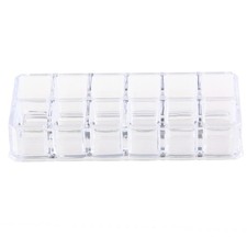  12-Slot Clear Acrylic Makeup Lipstick Display Stand Storage Rack Holder