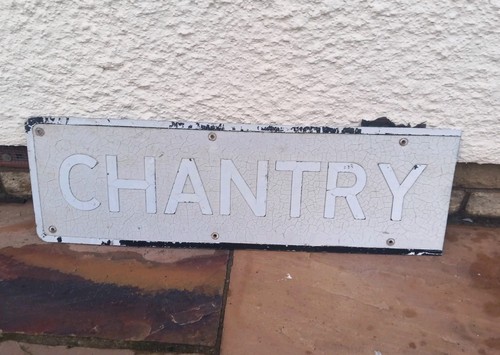 Old street sign road name - old,