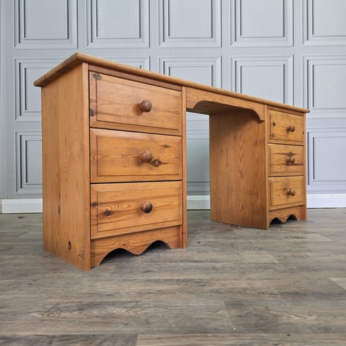 Vintage pine dressing table - pine,