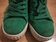 Gabor Green Suede Leather Zip