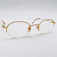 GUCCI eyeglasses GOLD HALF RIM