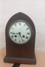 Lancet Mahogany Mantel Clock