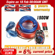 1500w Car Amplifier Wiring Kit