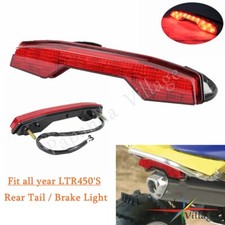 ATV Rear LED Taillight Assembly Brake Stop Red Lens For Suzuki LTR450 All Year