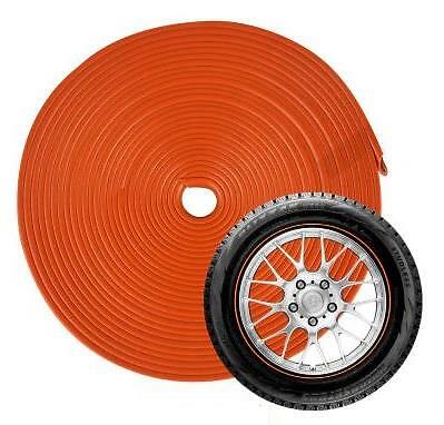 Orange alloy wheel rim - alloy,