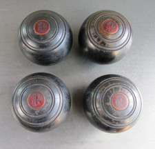 Set of 4 Vintage Wood Lignum