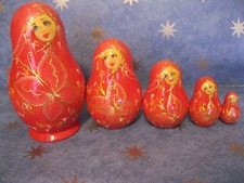 A Vintage Set of 5 Russian