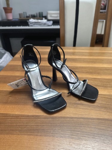 Women zara black diamanté - women’s,