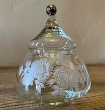 Vintage Viking Glass Rose