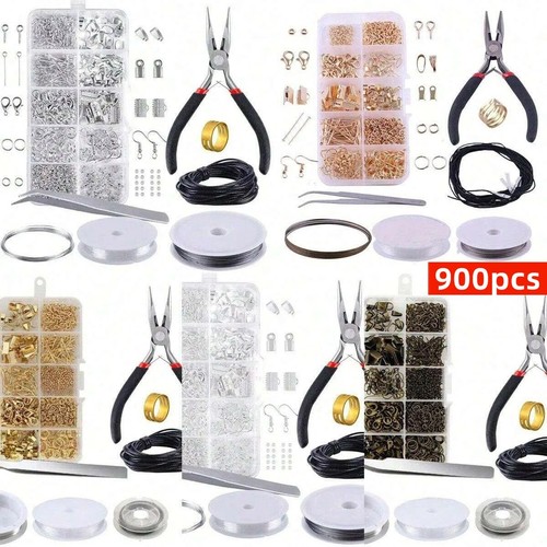 900pcs colors jewelry making - 5,