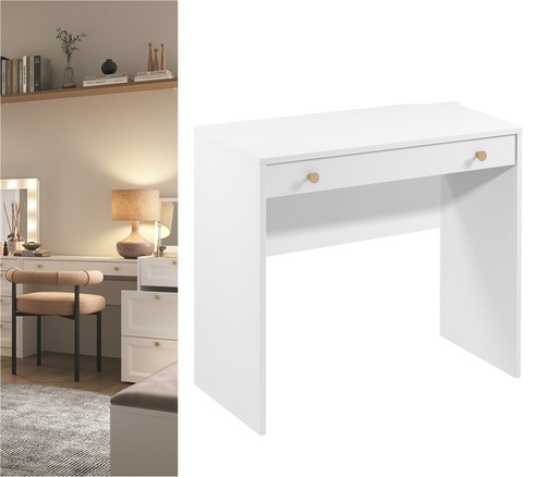 Dressing table white - white, narrow
