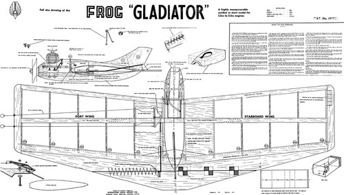 Frog gladiator control line - frog,