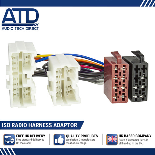 Iso radio adaptor for volvo - radio,