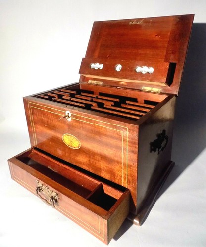 Antique sheraton style inlaid - antique,
