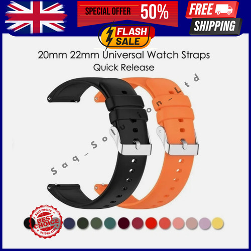20mm 22mm silicone - 22mm,