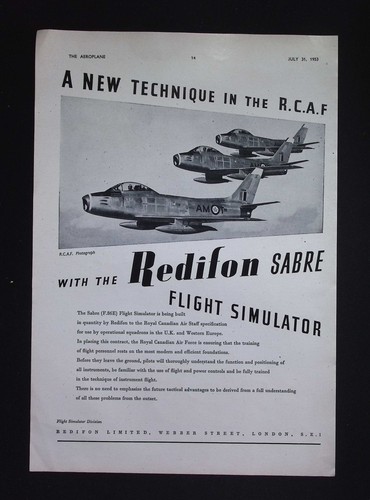 Original 1953 advert redifon - original,