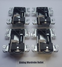 4X SpacePro Stanley 17-4264Y-000 TAC2-8  Sliding Wardrobe Wheels/Runner/Guides