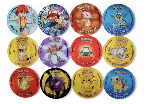 Pokemon lenticular tazos - pokemon,