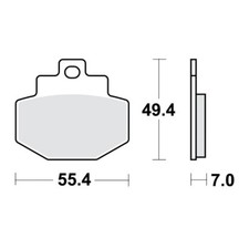 Brake Pads Scooter Sintered