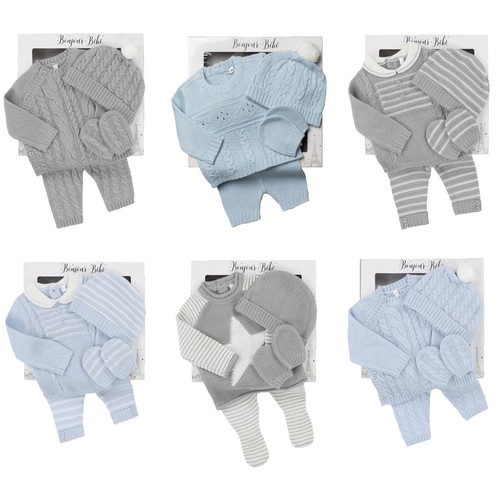 Baby boys knitted outfit - boys,