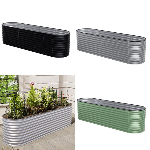 Metal garden raised bed - raised,