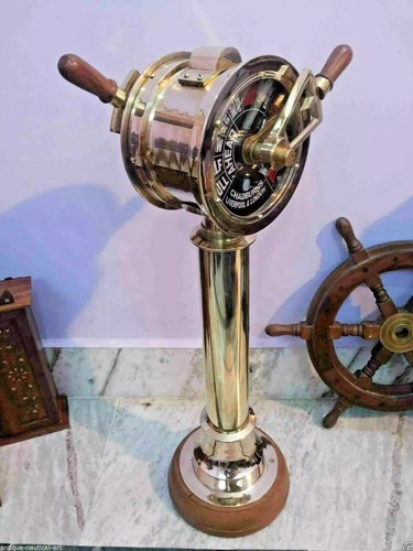 Antique brass ship - brass, ship's