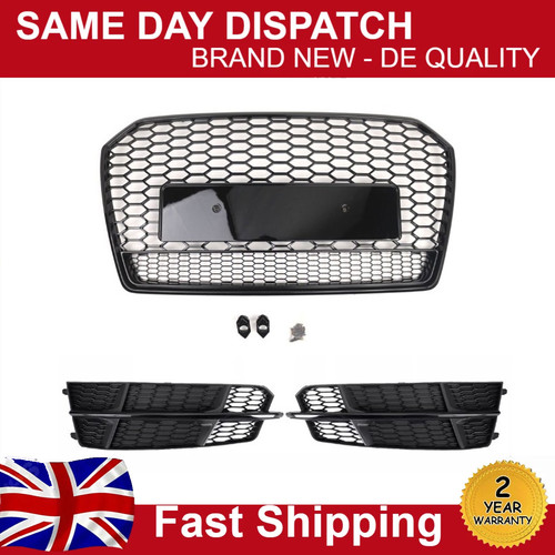Front bumper grille fog - front,