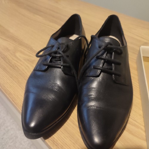 Ladies leather shoes clarks - ladies,