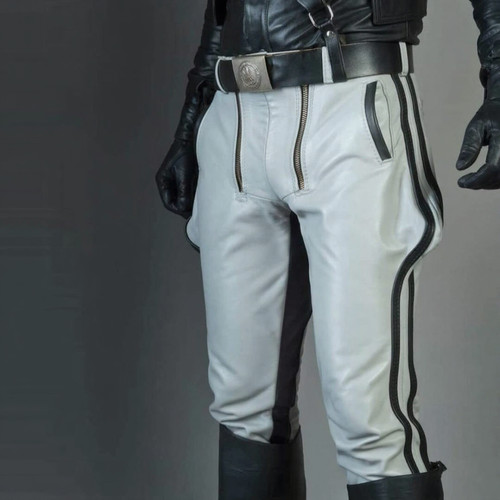 Mens genuine leather breeches - mens,