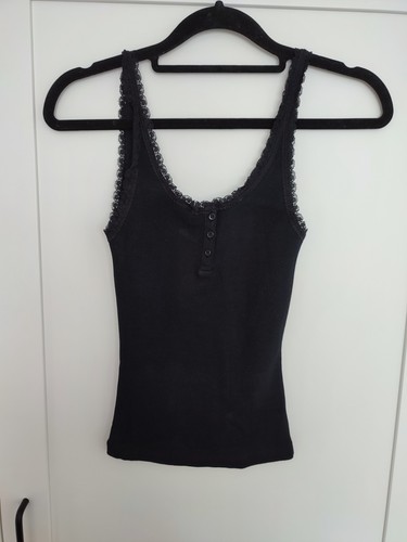 Bershka black henley neck - henley,