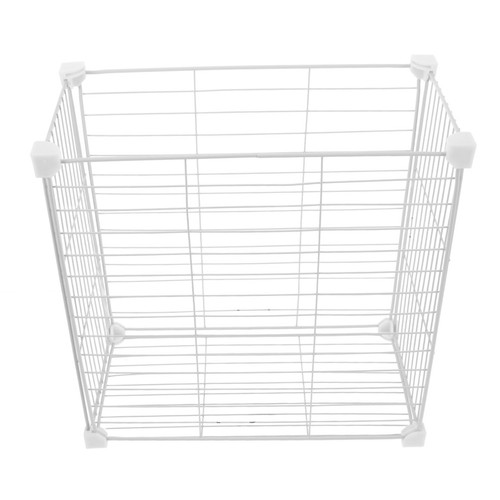 White metal freezer organizer - metal,