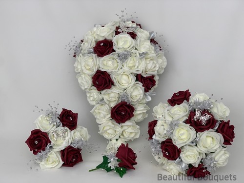 Wedding bouquets flowers ivory - wedding,