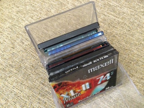 Minidiscs maxell minidisc - in,