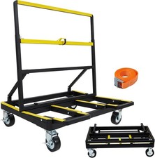 Folding Drywall 2200lbs Panel Dolly Cart w/ Wheel Heavy Duty Portable Truck Cart