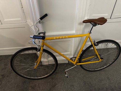 Single speed steed - speed, yellow