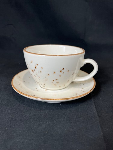 Cream speckled design - speckled,