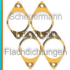 4x Lasergeschnittene Guarnizione Base Collettore Ponte Aspirazione Yamaha XJ900