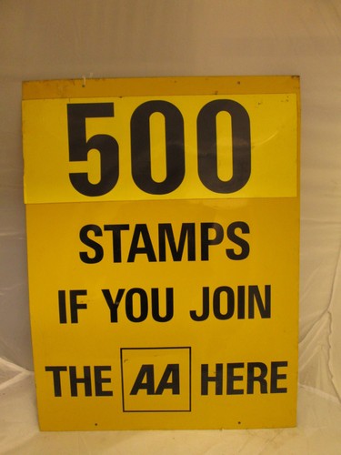 Join here aluminium sign - aa,