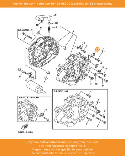 Yamaha clamp 90465 - clamp,, oem