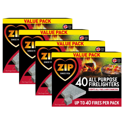 160 zip firelighters - 160, all
