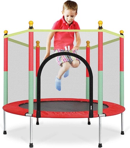 5ft kids trampoline safety - 5ft", w/safety