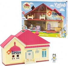 Giochi Preziosi Bluey - Character Set House On Two Floors With Kitchen