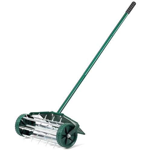 Gardening rolling lawn aerator - gardening,