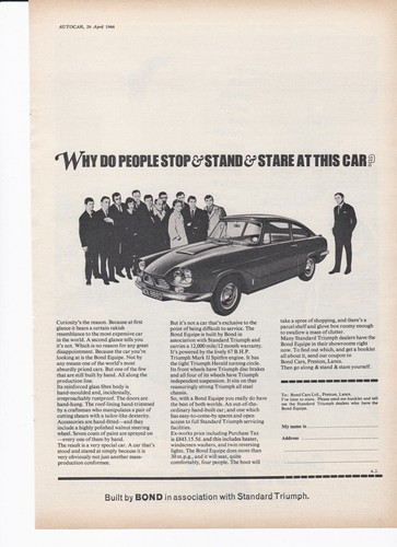Bond equipe original 1966 - bond,