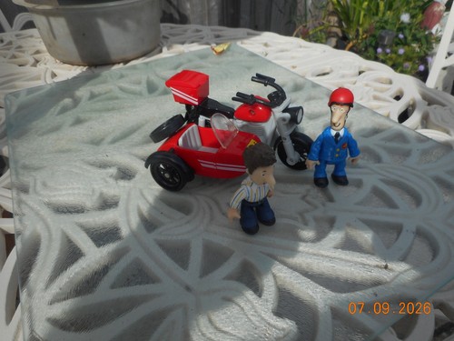 Postman pat motor bike - postman, (pat