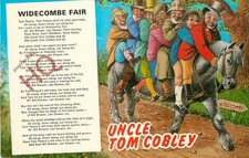 Picture Postcard- Widecombe Fair, Uncle Tom Cobley [Salmon]